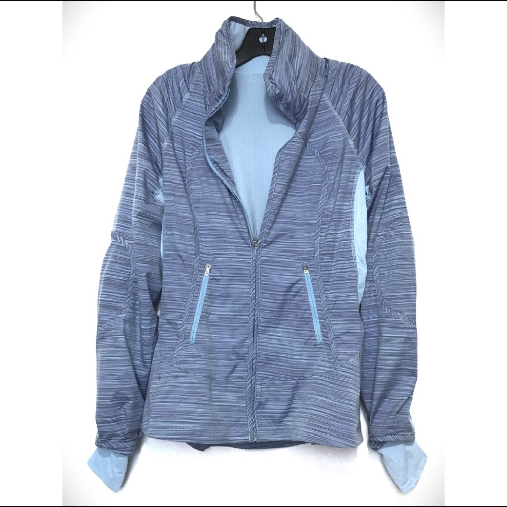 Lululemon Purple Zipper Jacket Hidden Hood size 8